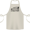 Evolution of a DJ Music DJing Vinyl Decks Cotton Apron 100% Organic Natural