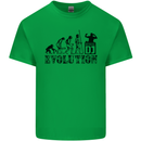 Evolution of a DJ Music DJing Vinyl Decks Mens Cotton T-Shirt Tee Top Irish Green