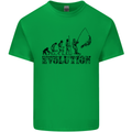 Evolution of a Fisherman Funny Fisherman Kids T-Shirt Childrens Irish Green
