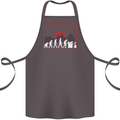 Evolution of a Gamer Gaming Video Games Cotton Apron 100% Organic Dark Grey