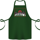 Evolution of a Gamer Gaming Video Games Cotton Apron 100% Organic Forest Green