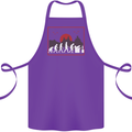Evolution of a Gamer Gaming Video Games Cotton Apron 100% Organic Purple