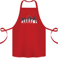 Evolution of a Gamer Gaming Video Games Cotton Apron 100% Organic Red
