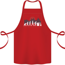 Evolution of a Gamer Gaming Video Games Cotton Apron 100% Organic Red