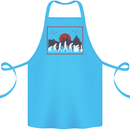 Evolution of a Gamer Gaming Video Games Cotton Apron 100% Organic Turquoise