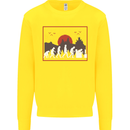 Evolution of a Gamer Gaming Video Games Kids Sweatshirt Jumper Yellow