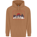 Evolution of a Gamer Gaming Video Games Mens 80% Cotton Hoodie Caramel Latte
