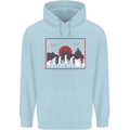 Evolution of a Gamer Gaming Video Games Mens 80% Cotton Hoodie Light Blue