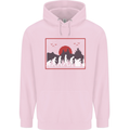 Evolution of a Gamer Gaming Video Games Mens 80% Cotton Hoodie Light Pink