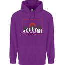 Evolution of a Gamer Gaming Video Games Mens 80% Cotton Hoodie Purple