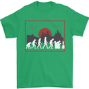 Evolution of a Gamer Gaming Video Games Mens T-Shirt Cotton Gildan Irish Green