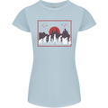 Evolution of a Gamer Gaming Video Games Womens Petite Cut T-Shirt Light Blue
