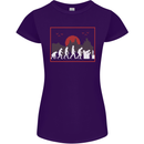 Evolution of a Gamer Gaming Video Games Womens Petite Cut T-Shirt Purple