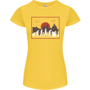 Evolution of a Gamer Gaming Video Games Womens Petite Cut T-Shirt Yellow