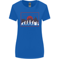 Evolution of a Gamer Gaming Video Games Womens Wider Cut T-Shirt Royal Blue