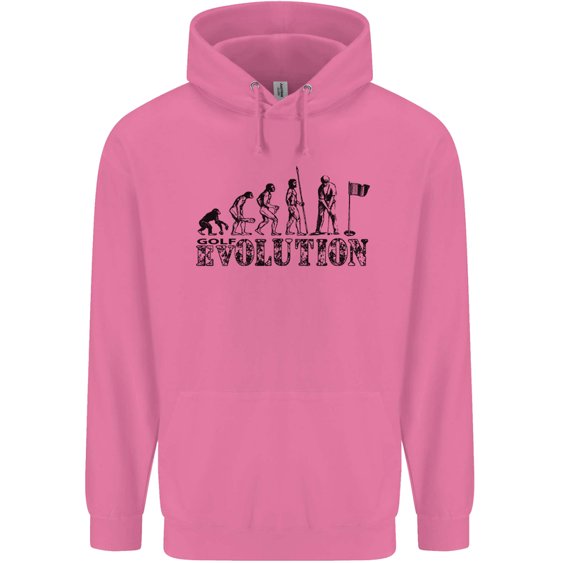 Evolution of a Golfer Funny Golf Golfing Childrens Kids Hoodie Azalea