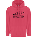 Evolution of a Golfer Funny Golf Golfing Childrens Kids Hoodie Heliconia