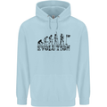 Evolution of a Golfer Funny Golf Golfing Childrens Kids Hoodie Light Blue
