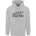 Evolution of a Golfer Funny Golf Golfing Childrens Kids Hoodie Sports Grey