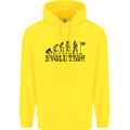 Evolution of a Golfer Funny Golf Golfing Childrens Kids Hoodie Yellow
