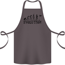 Evolution of a Golfer Funny Golf Golfing Cotton Apron 100% Organic Dark Grey