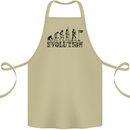 Evolution of a Golfer Funny Golf Golfing Cotton Apron 100% Organic Khaki