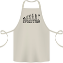 Evolution of a Golfer Funny Golf Golfing Cotton Apron 100% Organic Natural