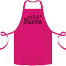 Evolution of a Golfer Funny Golf Golfing Cotton Apron 100% Organic Pink