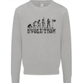 Evolution of a Golfer Funny Golf Golfing Kids Sweatshirt Jumper Sports Grey