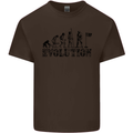 Evolution of a Golfer Funny Golf Golfing Kids T-Shirt Childrens Chocolate