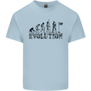 Evolution of a Golfer Funny Golf Golfing Kids T-Shirt Childrens Light Blue