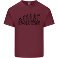 Evolution of a Golfer Funny Golf Golfing Mens Cotton T-Shirt Tee Top Maroon
