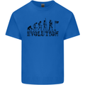 Evolution of a Golfer Funny Golf Golfing Mens Cotton T-Shirt Tee Top Royal Blue