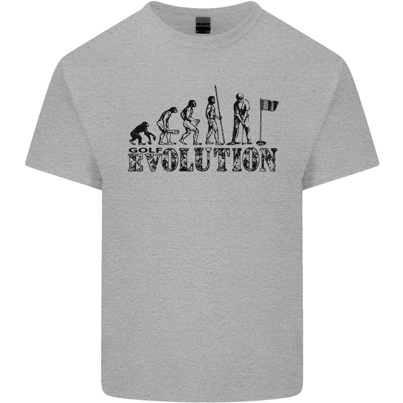 Evolution of a Golfer Funny Golf Golfing Mens Cotton T-Shirt Tee Top Sports Grey