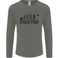 Evolution of a Golfer Funny Golf Golfing Mens Long Sleeve T-Shirt White