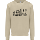 Evolution of a Golfer Funny Golf Golfing Mens Sweatshirt Jumper Sand