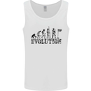 Evolution of a Golfer Funny Golf Golfing Mens Vest Tank Top White