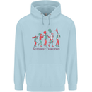 Evolution of a Guitarist Childrens Kids Hoodie Light Blue