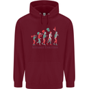 Evolution of a Guitarist Childrens Kids Hoodie Maroon