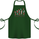 Evolution of a Guitarist Cotton Apron 100% Organic Forest Green