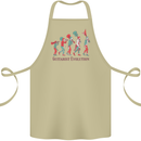 Evolution of a Guitarist Cotton Apron 100% Organic Khaki