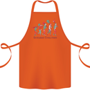 Evolution of a Guitarist Cotton Apron 100% Organic Orange