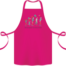 Evolution of a Guitarist Cotton Apron 100% Organic Pink
