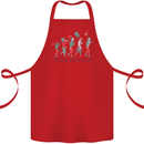 Evolution of a Guitarist Cotton Apron 100% Organic Red