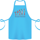 Evolution of a Guitarist Cotton Apron 100% Organic Turquoise