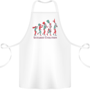 Evolution of a Guitarist Cotton Apron 100% Organic White