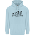 Evolution of a Guitarist Guitarist Electric Childrens Kids Hoodie Light Blue
