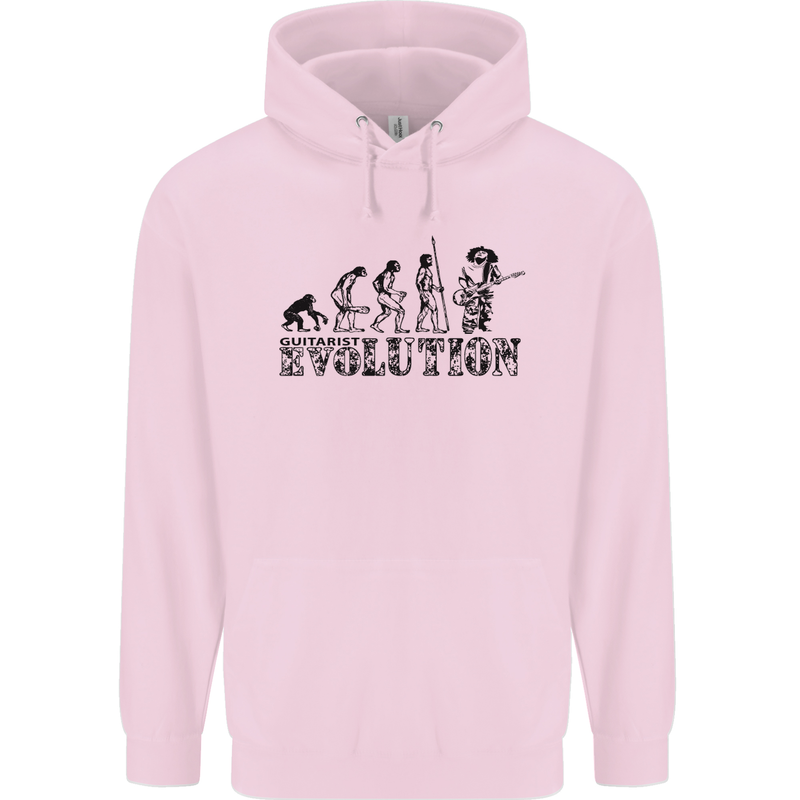 Evolution of a Guitarist Guitarist Electric Childrens Kids Hoodie Light Pink
