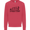 Evolution of a Guitarist Guitarist Electric Kids Sweatshirt Jumper Heliconia