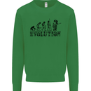 Evolution of a Guitarist Guitarist Electric Kids Sweatshirt Jumper Irish Green